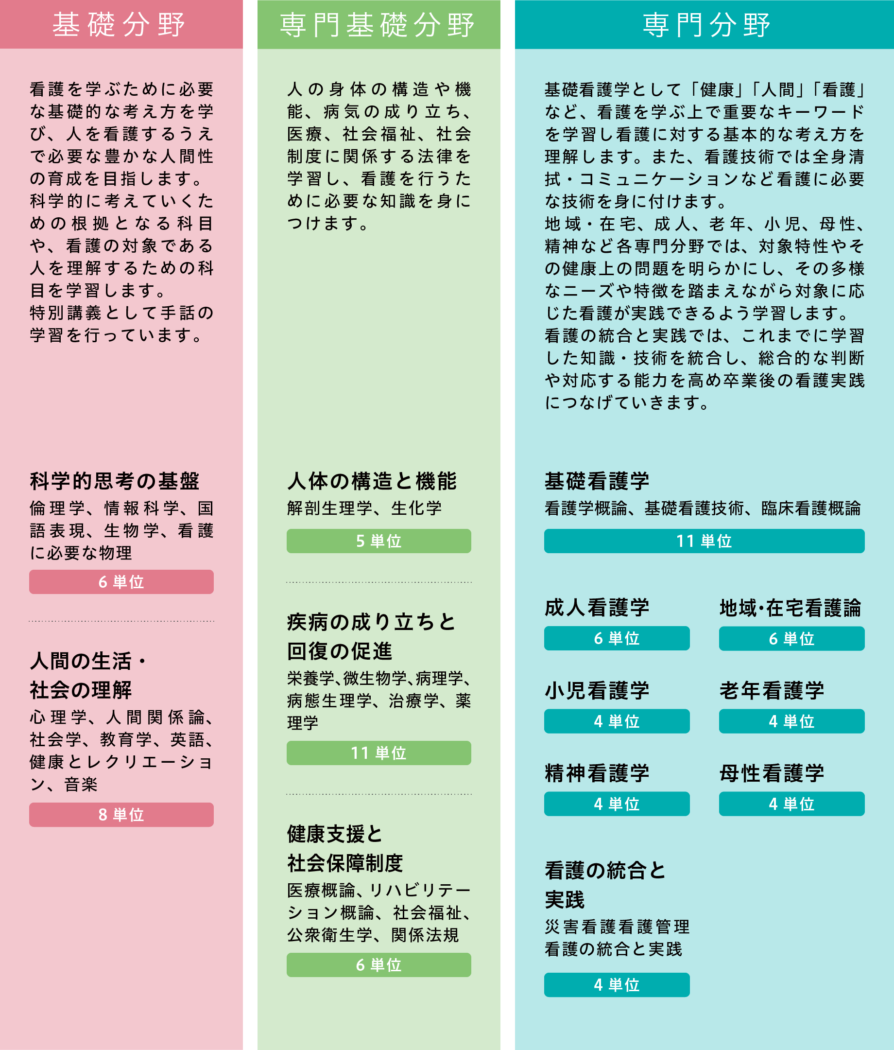 ３年間の流れ